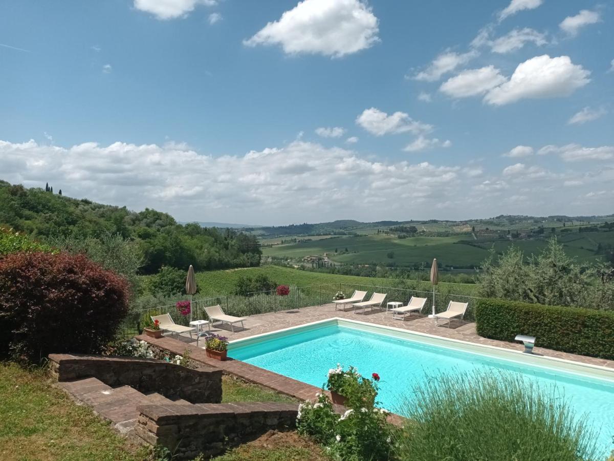 Poggio Massiccioli Lägenhet Poggibonsi Exteriör bild